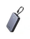 Powerbank UGREEN PB505 20000mAh USB-A, USB-C 20W + wbudowany kabel USB-C szary