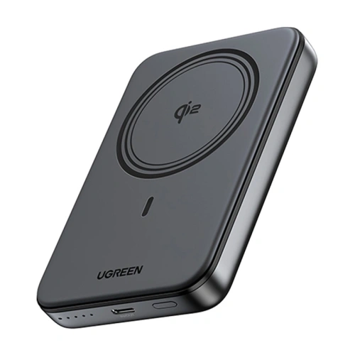 Powerbank magnetyczny 10000mAh UGREEN PB763 Qi2 USB-C 20W (czarny)
