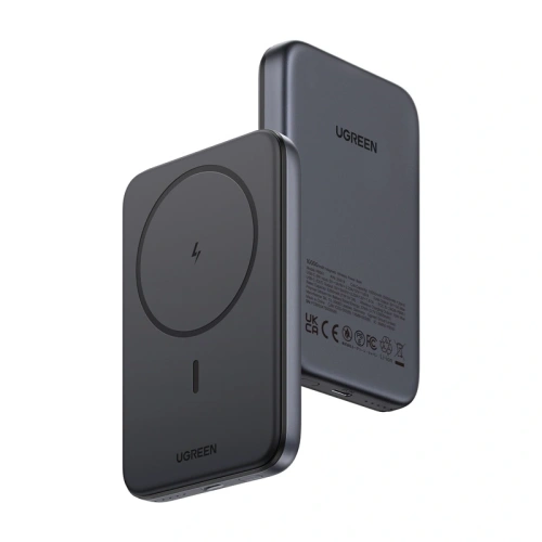 Powerbank magnetyczny 10000mAh UGREEN PB763 Qi2 USB-C 20W (czarny)