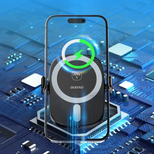 Uchwyt samochodowy z ładowarką indukcyjną 15W do kratki nawiewu / kokpit Dudao FW11 czarny