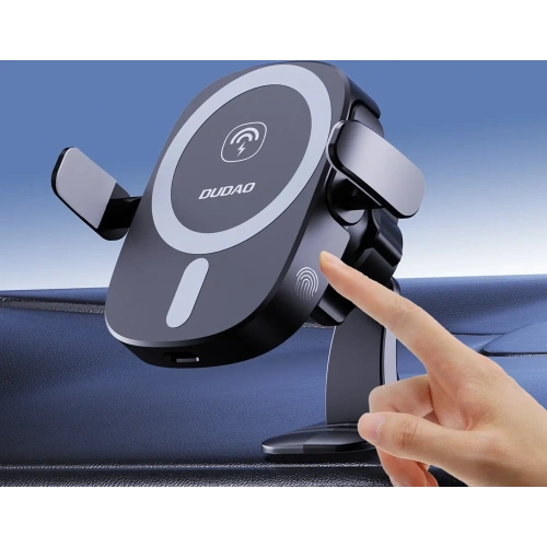 Uchwyt samochodowy z ładowarką indukcyjną 15W do kratki nawiewu / kokpit Dudao FW11 czarny