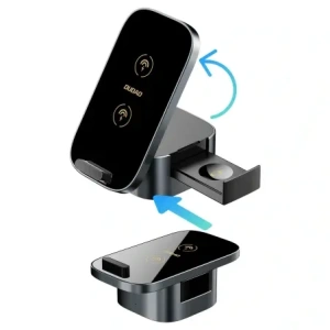Ładowarka bezprzewodowa Dudao A11Pro+ 15W 3w1 do telefonu / smartwatcha / słuchawek czarna