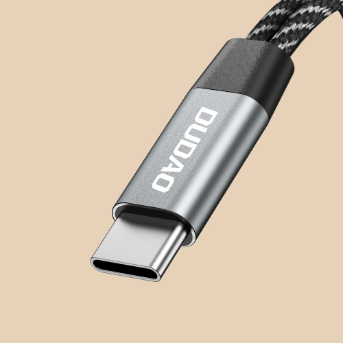 Adapter Dudao L13C+ 2w1 USB-C szary