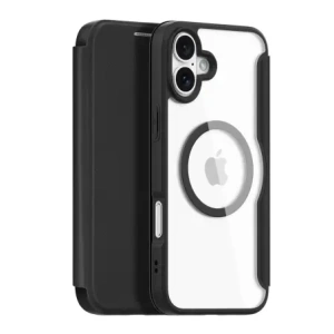 Etui z klapką Dux Ducis Skin X Pro do Apple iPhone 16 MagSafe czarne