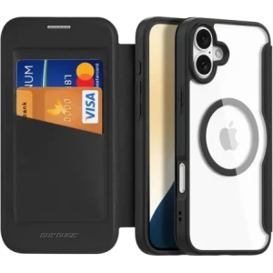 Etui z klapką Dux Ducis Skin X Pro do Apple iPhone 16 MagSafe czarne