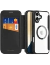 Etui z klapką Dux Ducis Skin X Pro do Apple iPhone 16 MagSafe czarne