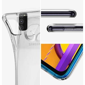 Wholesale Spigen Liquid Crystal Samsung Galaxy M21 Crystal Clear - SPN1186CL - {ean13} - Hurt