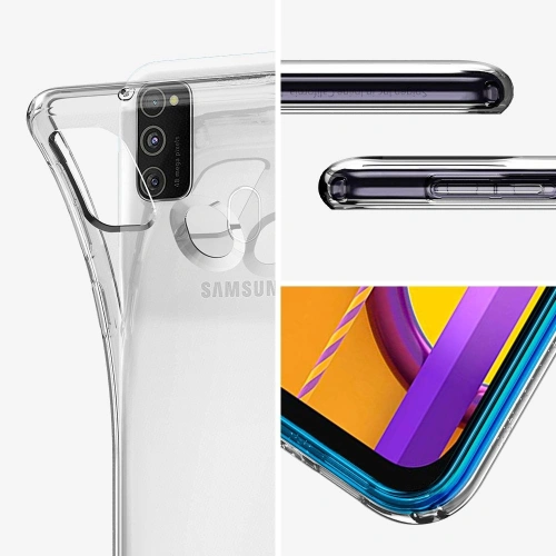 Etui Spigen Liquid Crystal Samsung Galaxy M21 Crystal Clear