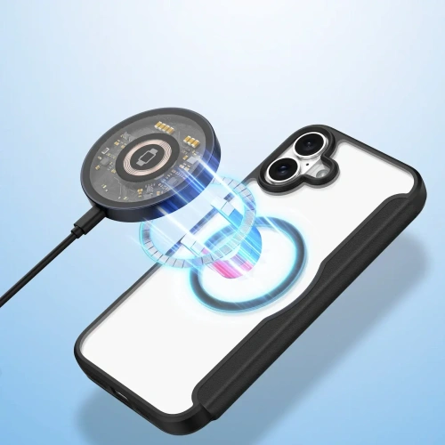 Etui z klapką Dux Ducis Skin X Pro do Apple iPhone 16 MagSafe czarne