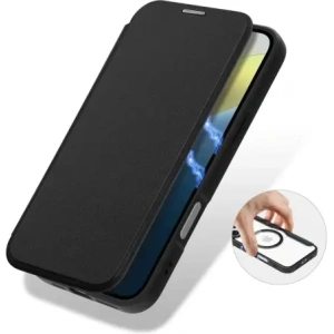 Etui z klapką Dux Ducis Skin X Pro do Apple iPhone 16 MagSafe czarne