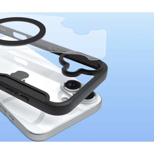 Etui z klapką Dux Ducis Skin X Pro do Apple iPhone 16 MagSafe czarne