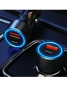 Ładowarka samochodowa Dudao R4T 25W USB-A, USB-C szara