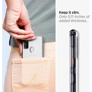 Wholesale Spigen Liquid Crystal Samsung Galaxy M21 Crystal Clear - SPN1186CL - {ean13} - Hurt