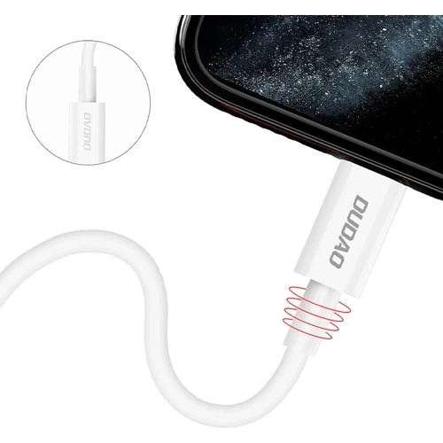 Kabel Dudao L6X USB-C / Lightning PD 20W 1m biały