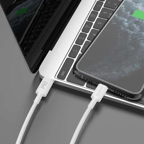 Kabel Dudao L6X USB-C / Lightning PD 20W 1m biały