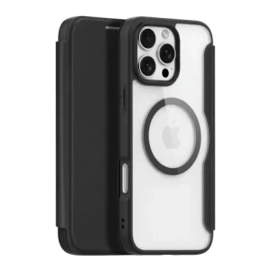 Etui z klapką Dux Ducis Skin X Pro do Apple iPhone 16 Pro MagSafe czarne