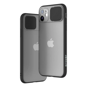 BlitzWolf BW-AY2 Protective Case with Slide Lens Cover for iPhone 11 Black