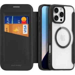 Etui z klapką Dux Ducis Skin X Pro do Apple iPhone 16 Pro Max MagSafe czarne