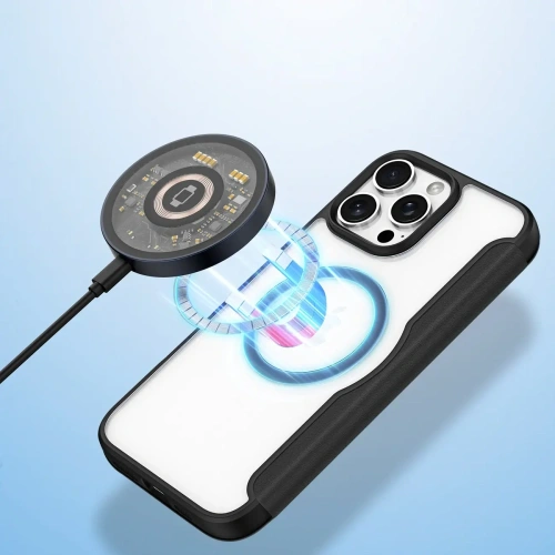 Etui z klapką Dux Ducis Skin X Pro do Apple iPhone 16 Pro Max MagSafe czarne