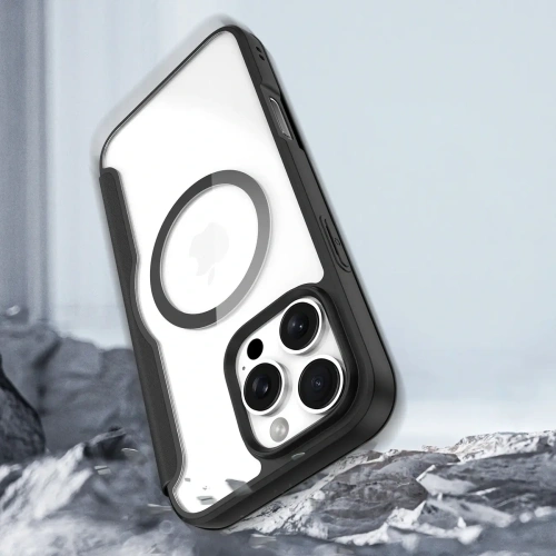 Etui z klapką Dux Ducis Skin X Pro do Apple iPhone 16 Pro Max MagSafe czarne