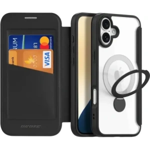 Etui z klapką Dux Ducis Skin X Pro do Apple iPhone 16 MagSafe czarne