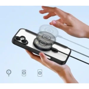 Etui z klapką Dux Ducis Skin X Pro do Apple iPhone 16 MagSafe czarne