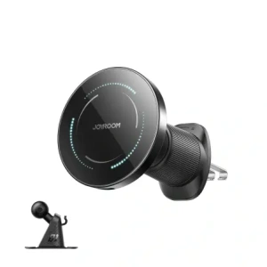 Uchwyt samochodowy z ładowarką indukcyjną na kokpit / do kratki Joyroom JR-ZS502 MagSafe czarny
