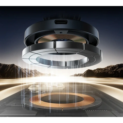 Uchwyt samochodowy z ładowarką indukcyjną na kokpit / do kratki Joyroom JR-ZS502 MagSafe czarny