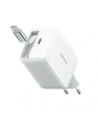 Ładowarka sieciowa Joyroom JR-TCL06 67W USB-C GaN z wbudowanym kablem USB-C biała