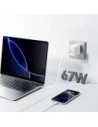 Ładowarka sieciowa Joyroom JR-TCL06 67W USB-C GaN z wbudowanym kablem USB-C biała