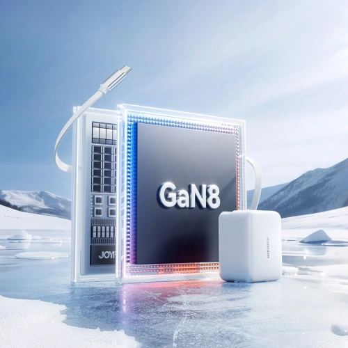 Ładowarka sieciowa Joyroom JR-TCL06 67W USB-C GaN z wbudowanym kablem USB-C biała