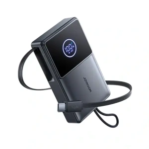 Powerbank Joyroom JR-PR1 10000mAh 22.5W z wbudowanym kablem USB-C czarny