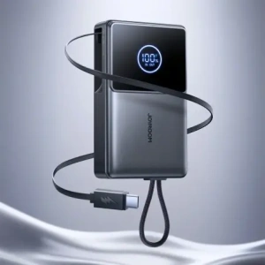 Powerbank Joyroom JR-PR1 10000mAh 22.5W z wbudowanym kablem USB-C czarny