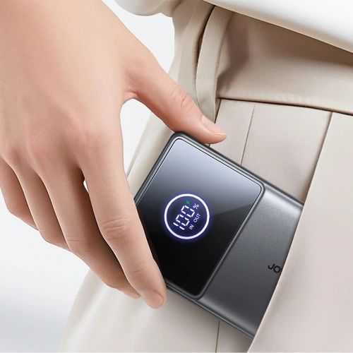 Powerbank Joyroom JR-PR1 10000mAh 22.5W z wbudowanym kablem USB-C czarny