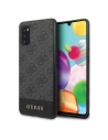 Etui Guess GUHCA41G4GLGR Samsung Galaxy A41 šedé/hard case 4G Stripe Collection