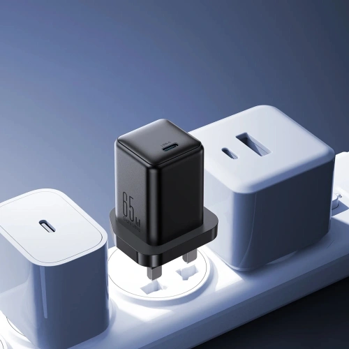 Ładowarka sieciowa Joyroom JR-TCG18 (wtyczka UK) 65W USB-C czarna