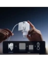 Ładowarka sieciowa Joyroom JR-TCL05 45W GaN 2x USB-C z organizerem na kabel + kabel USB-C / USB-C biała