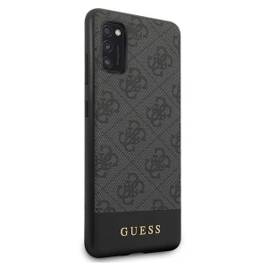 Hurtownia GSM - Etui Guess GUHCA41G4GLGR Samsung Galaxy A41 szary/grey hard case 4G Stripe Collection - GUE548GRY - {ean13} - Hurt