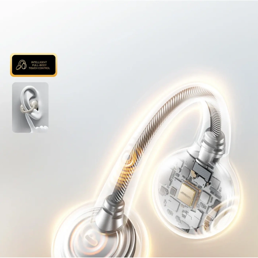 Słuchawki bezprzewodowe open-ear Joyroom Openfree JR-OE3 TWS srebrne