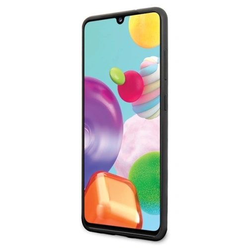 Etui Guess GUHCA41G4GLGR Samsung Galaxy A41 szary/grey hard case 4G Stripe Collection