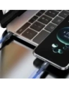 Kabel w oplocie Dudao L3CC USB-C / USB-C 60W 2m czarny