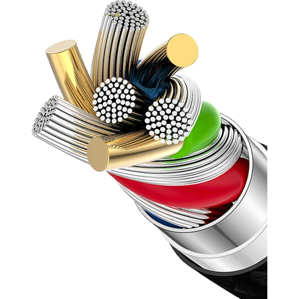 Kabel w oplocie Dudao L3CL USB-C / Lightning 30W 1.2m czarny