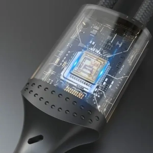 Kabel w oplocie Dudao L3CL USB-C / Lightning 30W 1.2m czarny