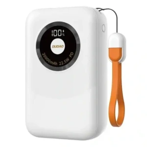Powerbank Dudao K21 Mini 10000mAh 22.5W USB-A, USB-C beżowy