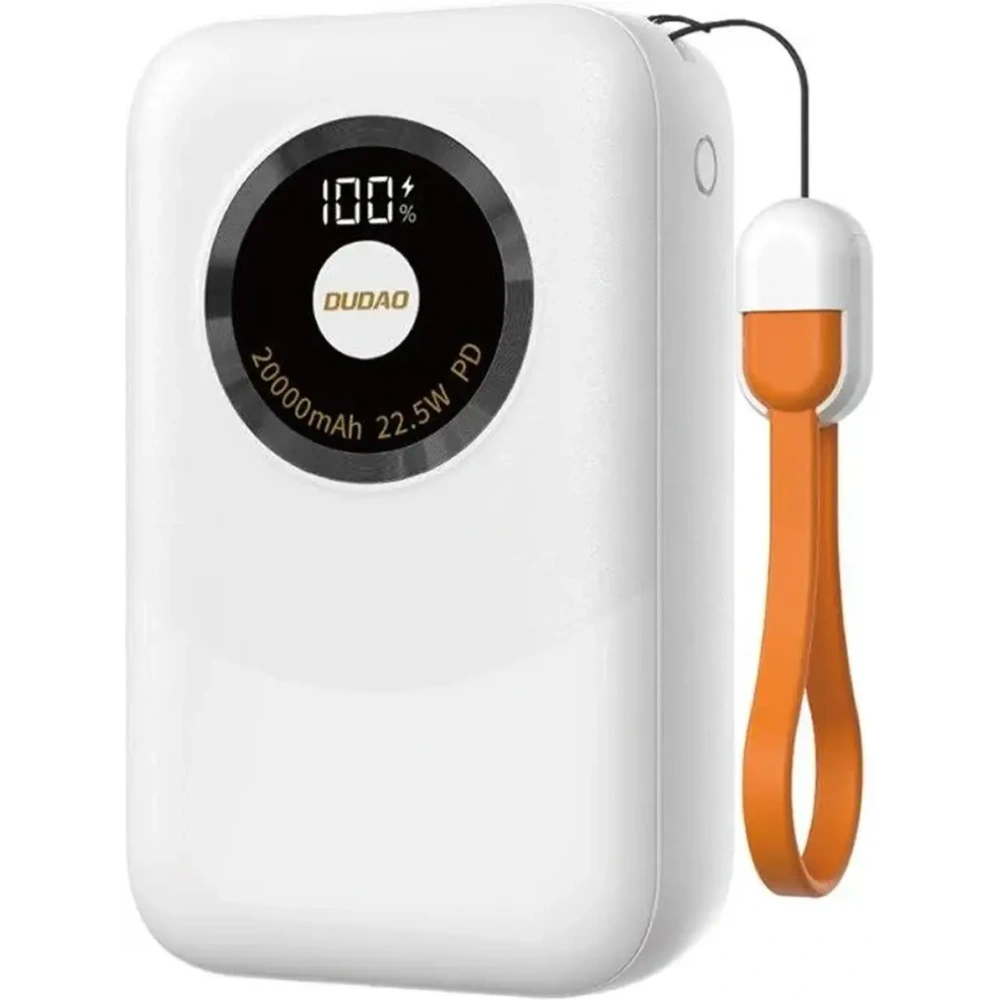 Powerbank Dudao K21 Mini 10000mAh 22.5W USB-A, USB-C beżowy