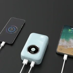 Powerbank Dudao K21Pro Mini 20000mAh 22.5W USB-A, USB-C niebieski