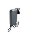 Ładowarka z powerbankiem Dudao K25 2in1 10000mAh z 3 wtyczkami szara