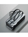 Ładowarka z powerbankiem Dudao K25 2in1 10000mAh z 3 wtyczkami szara
