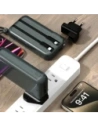Ładowarka z powerbankiem Dudao K25 2in1 10000mAh z 3 wtyczkami szara
