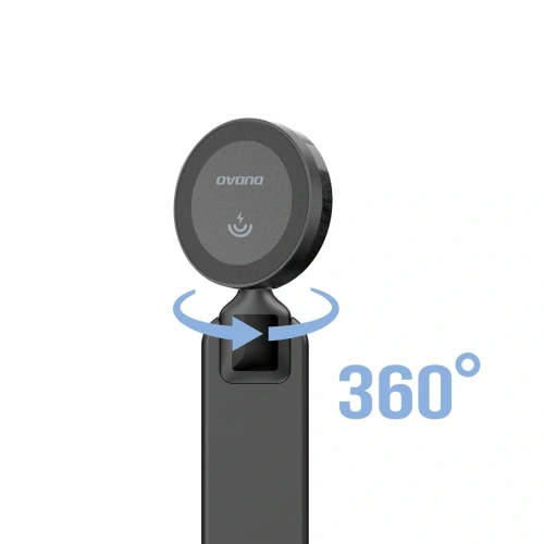 Ładowarka samochodowa z ładowarką indukcyjną na kokpit Dudao F21 Pro 15W MagSafe czarna